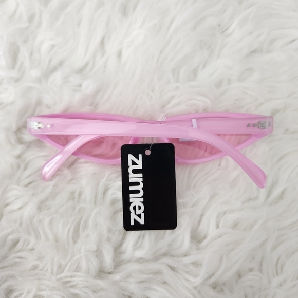 Zumiez Pink Cat Eye Thin Sunglasses. New.These pink Cat Eye thin sunglas… - Picture 2 of 4